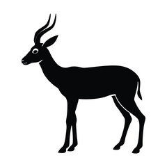 deer silhouette vector