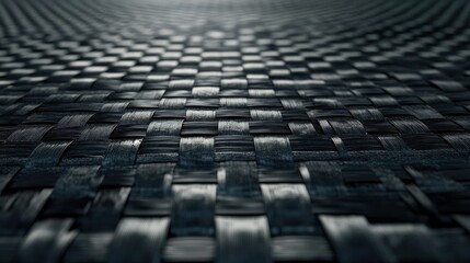 Obraz premium Dark Interwoven Fibers Create Textured Surface