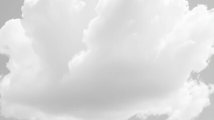 Abstract cloud formations on white background Sky with white clouds background. Fluffy white clouds in sky, soft texture, bright light,