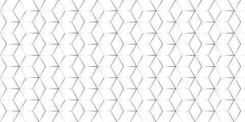 Seamless pattern with hexagon square cube geometric pattern shapes grid metal element texture design. tiles gradient science web tech connection triangle diamond honeycomb hexagon.