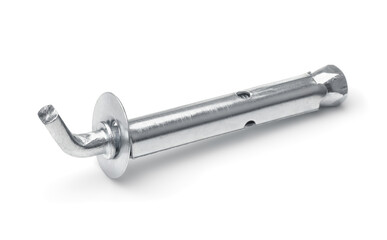 Single steel anchor bolt with hook