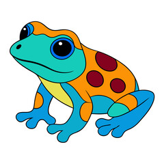 funny frog cartoon