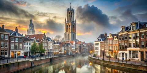 Atmospheric Shot Utrecht Old Town
