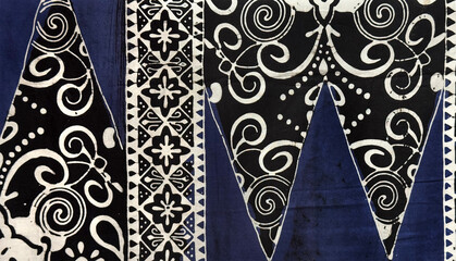 Close up texture of an ethnic table runner with rusty gold champagne color. Seamless ethnic...