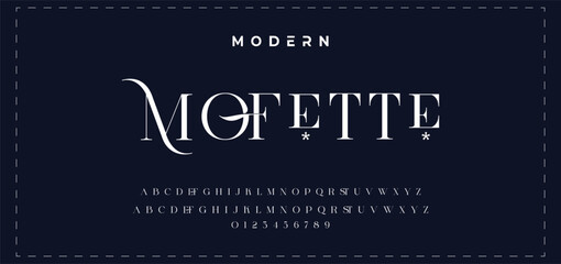 Modern elegant beauty font alphabet logo. Typography beautiful minimal classic luxury letter serif fonts fashion wedding vintage retro logos. vector illustration