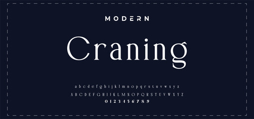 Modern elegant beauty font alphabet logo. Typography beautiful minimal classic luxury letter serif fonts fashion wedding vintage retro logos. vector illustration