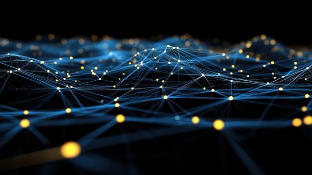 Neural Network Nodes Illuminated in Real Time