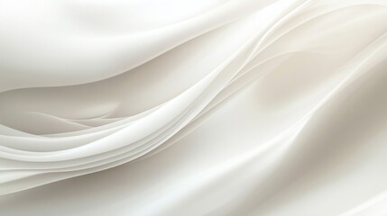 Abstract minimalist design with soft curves and light in shades of white and beige creates a flowing texture