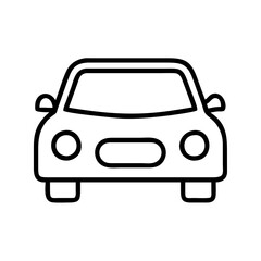car icon, car line art - simple line art of car, perfect for car logos and icons
