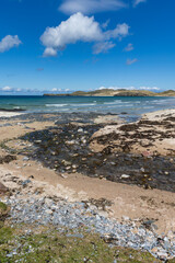 Der Strand Balnakeil Beach an der Nordküste von Schottland