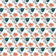 seamless pattern with flowers