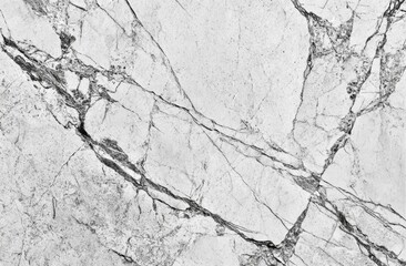 Obraz premium White marble surface, with its dynamic veining, makes a bold and elegant statement, ideal for luxury branding or high end architectural projects.