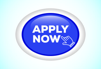 Apply now web button. Suitable for mobile app, and website UI design.