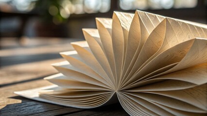 book on wooden background