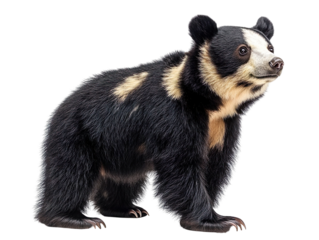Bear Side View isolated on transparent background