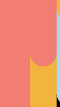 5 Rounded Shapes 3 Colors Vertical Transitions 1 MOGRT 142