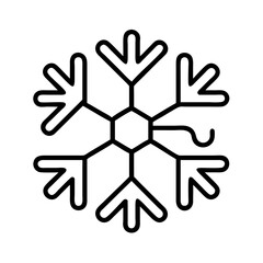 frost icon, frost line art - simple line art of frost, perfect for frost logos and icons