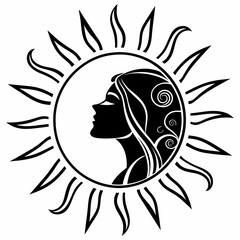 Propose Day vector silhouette black design white background