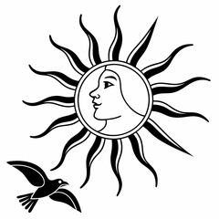 Propose Day vector silhouette black design white background