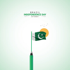 Pakistan Independence Day. Pakistan independence Day creative Design for social media post