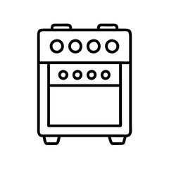 guitar amp icon, guitar amp line art - simple line art of guitar amp, perfect for guitar amp logos and icons