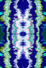 Kaleidoscopic Abstract Art with Vibrant Multicolor Patterns and Intricate Swirl Designs