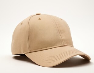 Fototapeta premium Neutral beige cap designed for casual and sporty looks.