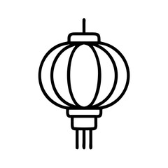 lantern chinese new year icon, lantern chinese new year line art - simple line art of lantern chinese new year, perfect for lantern chinese new year logos and icons