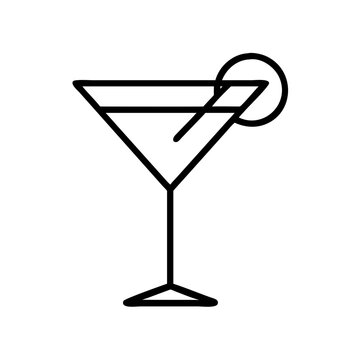 recommend clip art: martini glass icon, martini glass line art - simple line art of martini glass, perfect for martini glass logos and icons