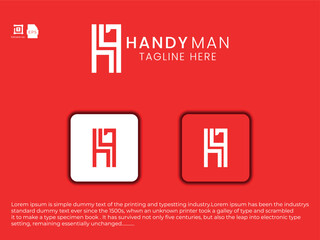 Modern and clean alphabet letter icon logo 