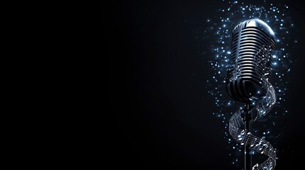 background for music announcement