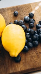 Lemon and blueberry.