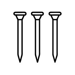 nails icon, nails line art - simple line art of nails, perfect for nails logos and icons