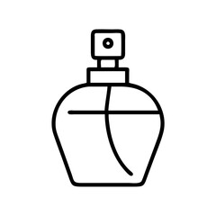 Obraz premium perfume bottle icon, perfume bottle line art - simple line art of perfume bottle, perfect for perfume bottle logos and icons