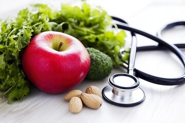 Embracing healthy living with nutritious foods and wellness tools