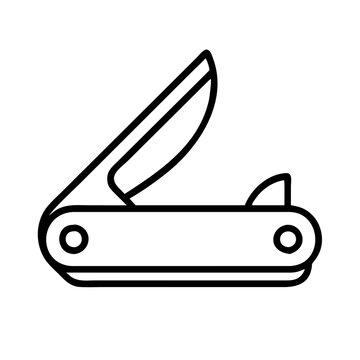 recommend clip art: pocket knife icon, pocket knife line art - simple line art of pocket knife, perfect for pocket knife logos and icons