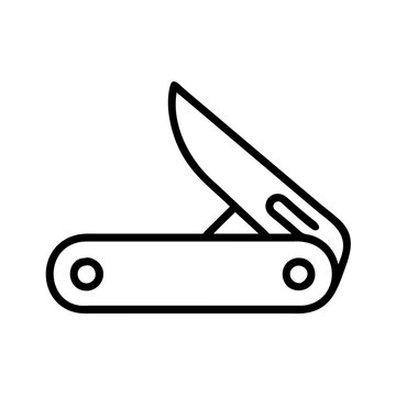 recommend clip art: pocket knife icon, pocket knife line art - simple line art of pocket knife, perfect for pocket knife logos and icons