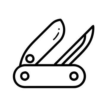 recommend clip art: pocket knife icon, pocket knife line art - simple line art of pocket knife, perfect for pocket knife logos and icons