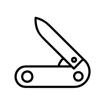 recommend clip art: pocket knife icon, pocket knife line art - simple line art of pocket knife, perfect for pocket knife logos and icons