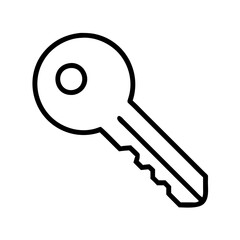 public key icon, public key line art - simple line art of public key, perfect for public key logos and icons
