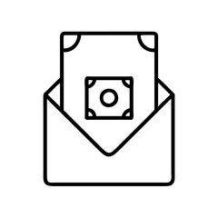 red envelope chinese new year icon, red envelope chinese new year line art - simple line art of red envelope chinese new year, perfect for red envelope chinese new year logos and icons