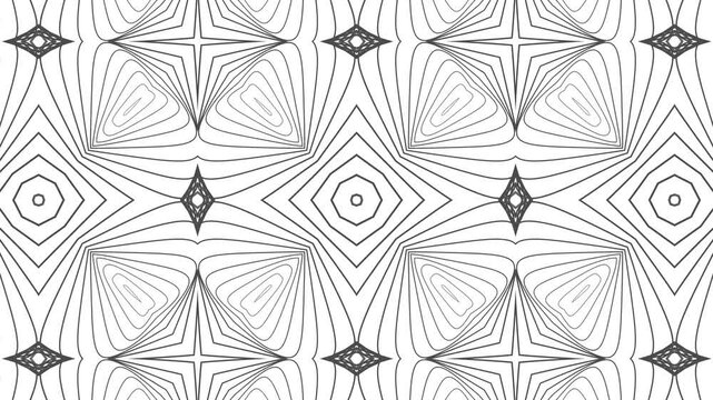 Abstract hypnotic stripes geometric pattern, beautiful silk texture mandala architecture corrugated flat view of the wallpaper, spiral fluid gradient painting colorful background