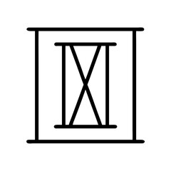 roman numerals icon, roman numerals line art - simple line art of roman numerals, perfect for roman numerals logos and icons