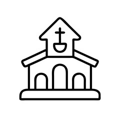 sanctuary icon, sanctuary line art - simple line art of sanctuary, perfect for sanctuary logos and icons