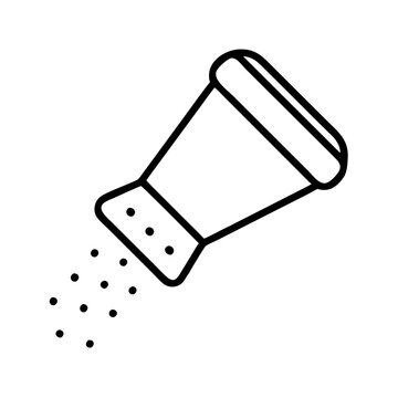 recommend clip art: salt shaker icon, salt shaker line art - simple line art of salt shaker, perfect for salt shaker logos and icons