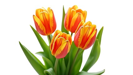 Naklejka premium bouquet of tulips