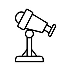 searchlight icon, searchlight line art - simple line art of searchlight, perfect for searchlight logos and icons