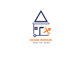 Home repair construction logo 