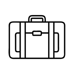 suitcase icon, suitcase line art - simple line art of suitcase, perfect for suitcase logos and icons
