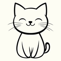 Cute Cat Line Art Adorable and Minimalist Cat Sketches for Art, Design, and Creative Projects